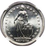 Zwitserland. 2 Francs 1964 - NGC MS64