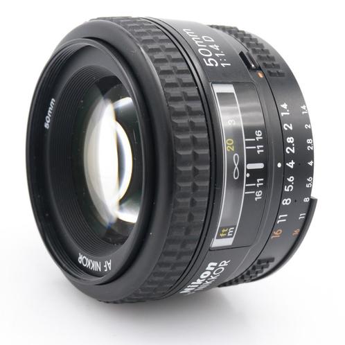 Nikon AF 50mm F/1.4 D occasion, Audio, Tv en Foto, Foto | Lenzen en Objectieven, Zo goed als nieuw, Verzenden