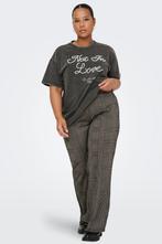 ONLY wijde pijpen broek ruitXL=54Maat 46/48 (XL) of groter, Verzenden, Nieuw, Maat 46/48 (XL) of groter, Overige kleuren