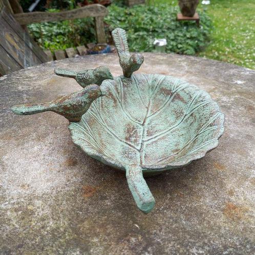 Vasque pour oiseaux - Fonte - Aire de nourrissage - 28 cm, Antiek en Kunst, Curiosa en Brocante