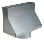 Rechte roosterschoen 305 x 57mm met aansluiting Ø 125mm, Doe-het-zelf en Bouw, Verzenden, Nieuw