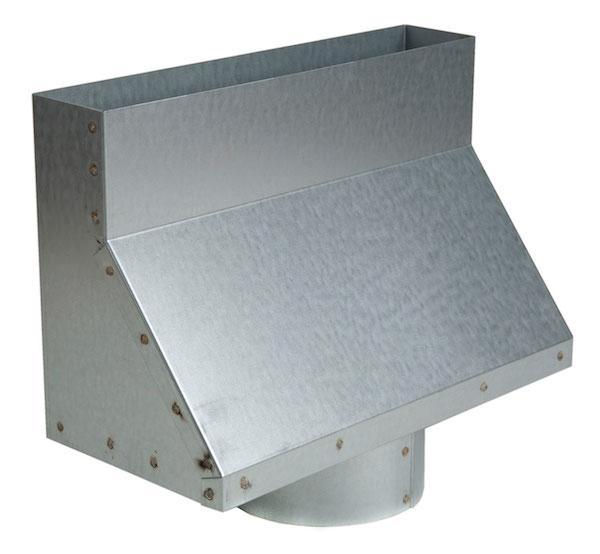 Rechte roosterschoen 305 x 57mm met aansluiting Ø 125mm, Bricolage & Construction, Ventilation & Extraction, Envoi