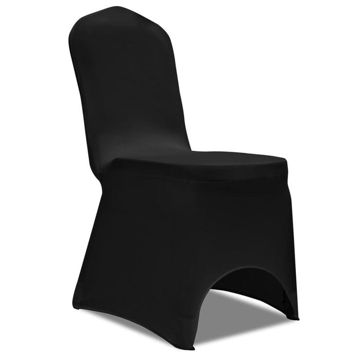 vidaXL Hoes voor stoelen 50 stuks (zwart), Tuin en Terras, Tuinmeubel-accessoires, Nieuw, Verzenden