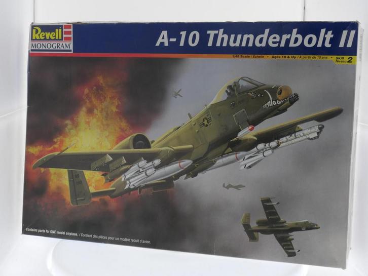 Schaal 1:48 Revell A-10 Thunderbolt II #4158, Hobby en Vrije tijd, Modelbouw | Vliegtuigen en Helikopters, Gebruikt, Revell, Ophalen of Verzenden