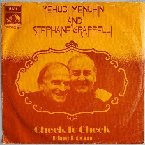 Yehudi Menuhin and Stephane Grappelli - Cheek to cheek -..., Cd's en Dvd's, Vinyl Singles, Single, Gebruikt, 7 inch, Pop