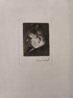 Heinrich Jakesch (1867–1909) - Frauenbildnis im Profil, Antiek en Kunst