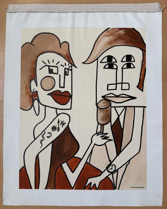 MrKas - “La Bohème”, Antiek en Kunst, Kunst | Schilderijen | Modern