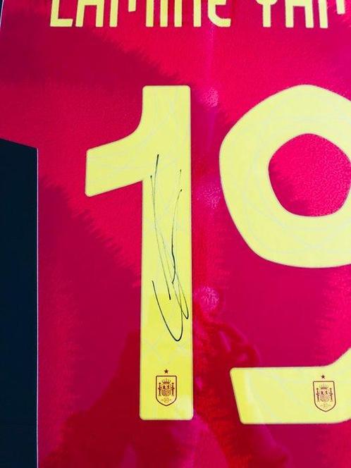 Lamine Yamal - Official Signed Spain 2024 Home Jersey, Verzamelen, Overige Verzamelen