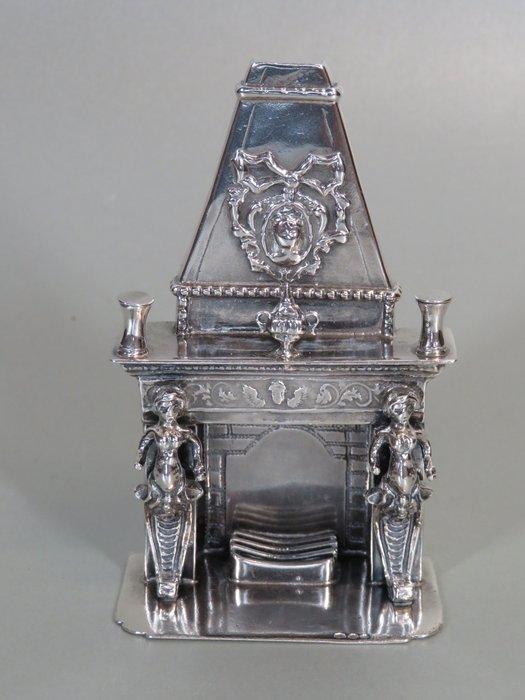 Luxe schouw/openhaard, 1978, J.M. van Waveren, Haarlem -, Antiek en Kunst, Antiek | Zilver en Goud