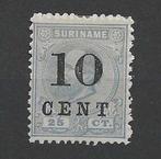 Suriname 1898 - Problème daide - NVPH 32ab, Timbres & Monnaies, Timbres | Pays-Bas