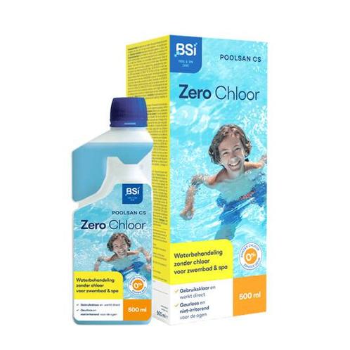 NIEUW - Poolsan Zero Chloor BSI 500 ml, Jardin & Terrasse, Accessoires de piscine, Envoi