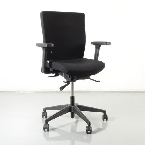Interstuhl A123 bureaustoel, zwart, 3D armleggers, Huis en Inrichting, Bureaustoelen, Ophalen of Verzenden