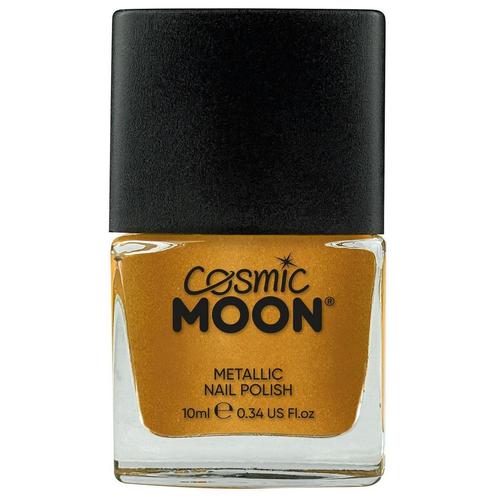 Cosmic Moon Metallic Nail Polish Gold 14ml, Hobby en Vrije tijd, Feestartikelen, Nieuw, Verzenden