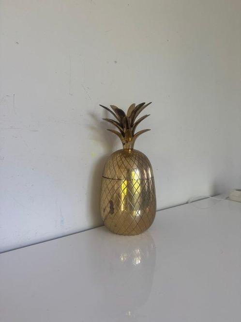 Container - Messing - Messing ananas sierpotje, Antiek en Kunst, Kunst | Designobjecten