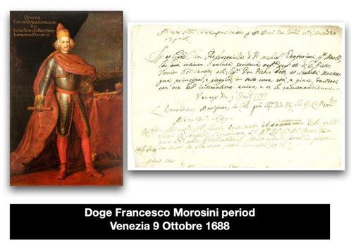 (Doge Francesco Morosini period) - Legal manuscript - 1688