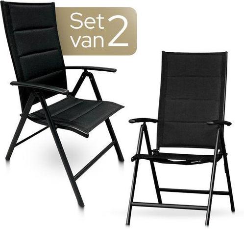 Tweedekans | ODADDY® Tuinstoelen set van 2 - Tuinstoel, Tuin en Terras, Tuinsets en Loungesets, Ophalen of Verzenden
