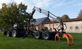 Remorque forestière BMF 17 T PRO + 800 HD +, Zakelijke goederen, Machines en Bouw | Tuin, Park en Bosbouw