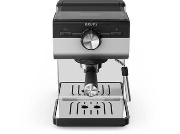 Krups -  Authentic+ Handmatige Espressomachine  - Zilver, Verzenden, Nieuw, Gemalen koffie, Stoompijpje