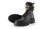 Linea Zeta Veterboots in maat 39 Zwart | 5% extra korting, Kleding | Dames, Schoenen, Verzenden, Zwart, Overige typen, Zo goed als nieuw