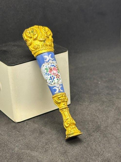 HG Furniture, enamel - Zegel Napoleon III - Emaille Zegel, Antiek en Kunst, Antiek | Overige Antiek