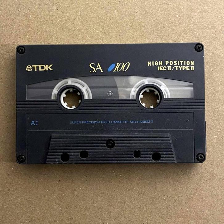 TDK SA CD 100 onbespeeld gebruikt (Cassette band), Cd's en Dvd's, Cassettebandjes, Ophalen of Verzenden