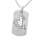 Fako Bijoux - Ketting - RVS Hanger - Sterrenbeeld Open -, Verzenden, Nieuw