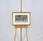 Willem Hendrik van der Nat (1864–1929) - Boerin met ganzen, Antiek en Kunst