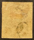 België 1851 - Medaillon 7 - 20 centimbres Donkerblauw op dik, Postzegels en Munten, Gestempeld