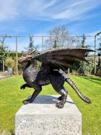 Beeldje - Dragon - Brons, Antiek en Kunst