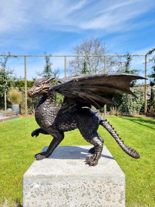 Beeldje - Dragon - Brons, Antiek en Kunst, Kunst | Designobjecten