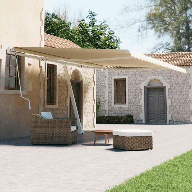 vidaXL Luifel vrijstaand handmatig uittrekbaar 600x300 cm, Tuin en Terras, Zonneschermen, Nieuw, Verzenden