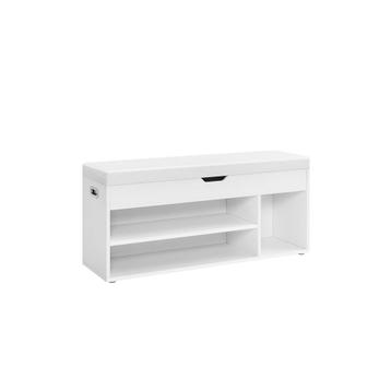 Schoenenbank Vintage Bruin/Wit | Retour Deal | 40% Korting! beschikbaar voor biedingen