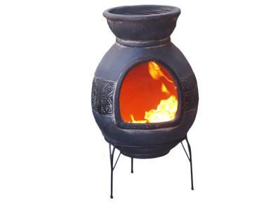 Sol-y-Yo Chimenea Mexicaanse tuinhaard Barbecue XL (grijs), Tuin en Terras, Tuinhaarden, Verzenden