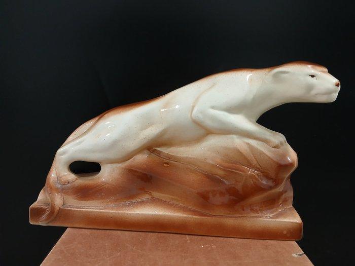 Onnaing (1821-1938) - Beeldje - Big Panther; signed Emile, Antiek en Kunst, Antiek | Glaswerk en Kristal