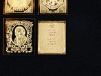 Monde - Officiel Gold on Silver Proofs 24K - First Stamps of, Gestempeld