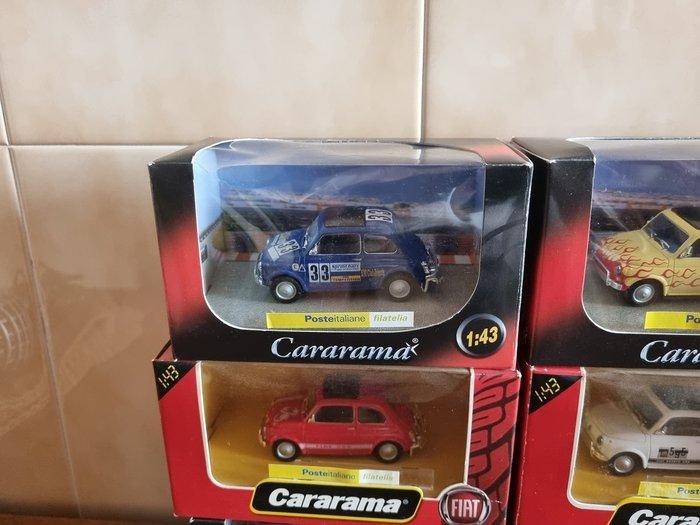 Cararama 1:43 - Model sedan (6) - Fiat 500, Hobby en Vrije tijd, Modelauto's | 1:5 tot 1:12