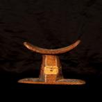 Oude Egypte, Nieuwe rijk houten hoofdsteun, 15,5 x 23 cm