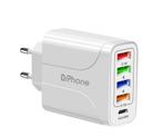DrPhone HALOXIII – 48W 4 USB Poorten Snel Lader + USB-C PD, Télécoms, Verzenden