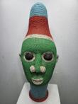 Hoofd - Kralen, Terracotta - Bamileke - Kameroen - 36cm