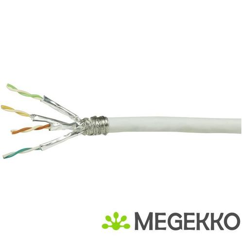LogiLink CPV0039 100m Cat6 S/FTP (S-STP) Wit netwerkkabel, Computers en Software, Overige Computers en Software, Nieuw, Verzenden