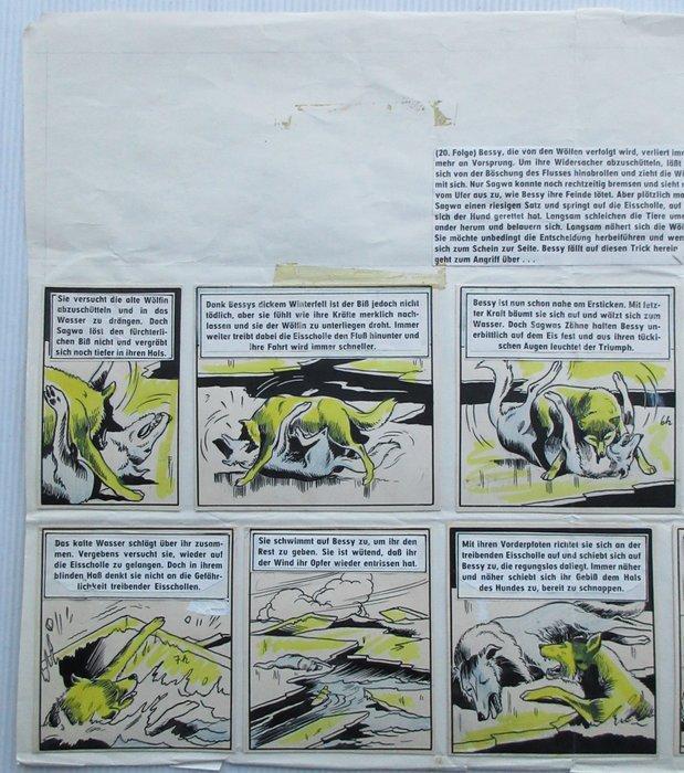Wirel - 1 Original page - Bessy - De laatste diligence -, Livres, BD