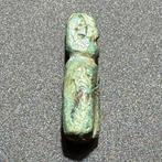 Keltisch Brons Zeldzaam votiefbeeldje-amulet van een met