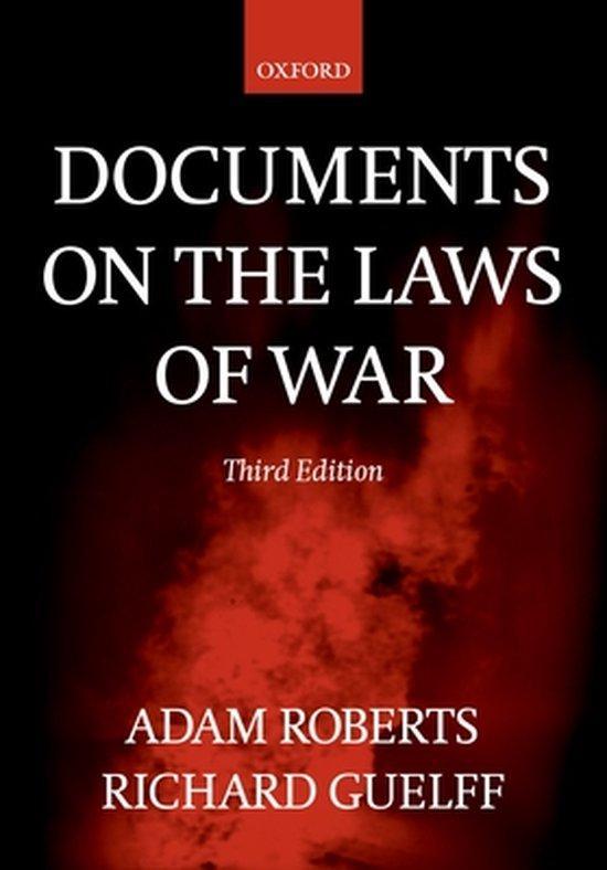 Documents On The Laws Of War 3rd 9780198763901 Adam Roberts, Livres, Langue | Anglais, Envoi