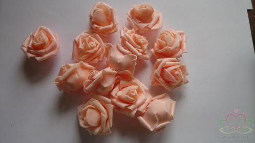 Foamroos, foamrozen LOS +/- 50 st. Zalm foamroos los, Huis en Inrichting, Woonaccessoires | Kunstplanten en Kunstbloemen, Nieuw