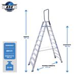 ASC Dubbele trap, Doe-het-zelf en Bouw, Ladders en Trappen, Verzenden, Nieuw, Trap