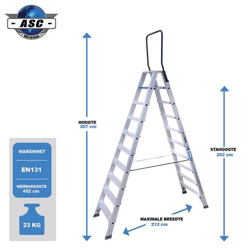 ASC Dubbele trap, Bricolage & Construction, Échelles & Escaliers, Envoi