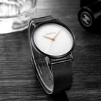 Luxe Dames Horloge - Anoloog Uurwerk Mesh Bandje voor, Nieuw, Verzenden, Geneva