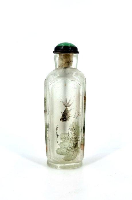 Fles - Glas - snufffles, Antiek en Kunst, Antiek | Overige Antiek