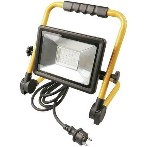 LED Bouwlamp 30W inklapframe IP65 3m kabel Daglicht wit Euro, Bricolage & Construction, Éclairage de chantier, Envoi