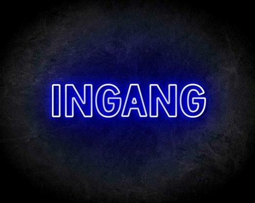 INGANG neon sign - LED neon reclame bord neon letters ver..., Articles professionnels, Horeca | Autre, Envoi